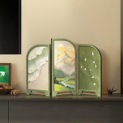 Rural Foldable Screen Home Decor Ornament - image 5