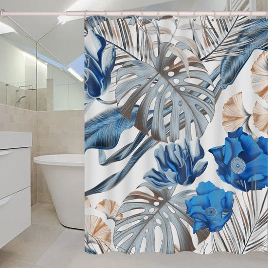 Waterproof Tropical Style Shower Curtain - A - 71"W x 86"L - image 0