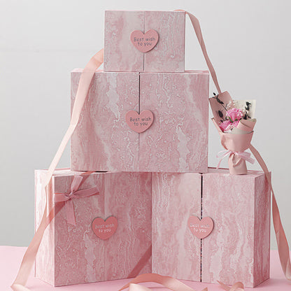 Pink Birthday Holiday Gift Packaging Box - image 0