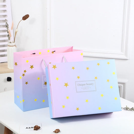 Fantasy Star Birthday Holiday Gift Box - A - 1PC - 10.8" x 8.4" x 3.5" - image 0