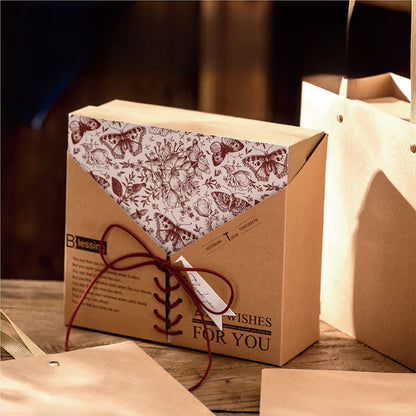 Retro Kraft Paper Gift Box Packaging Box - image 3