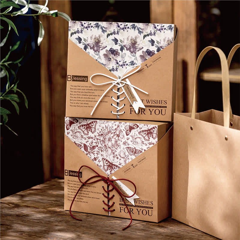 Retro Kraft Paper Gift Box Packaging Box - image 0