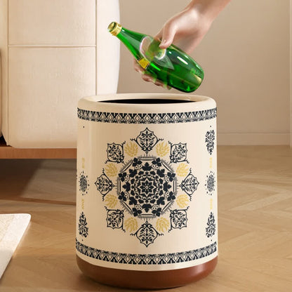 Elegant Double Layer Functional Trash Bin - image 8