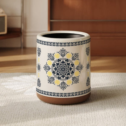 Elegant Double Layer Functional Trash Bin - C - 9"W x 9"L x 12"H - image 5