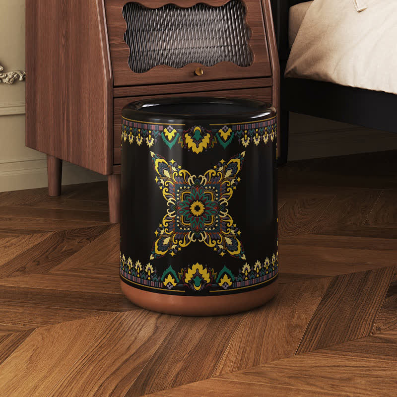 Elegant Double Layer Functional Trash Bin - image 2
