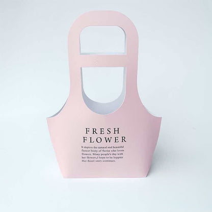 Kraft Paper Flower Gift Bags with Handle - B - 1PC - 8.6" x 3.9" x 15.7" - image 6