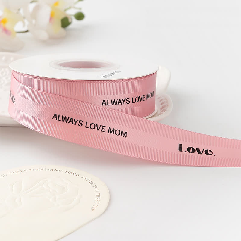 Mother's Day Gift Box Bouquet Wrapping Satin Ribbon - E-1" x 86" - 2PCS - image 4