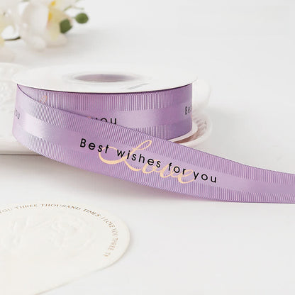Mother's Day Gift Box Bouquet Wrapping Satin Ribbon - D-1" x 86" - 2PCS - image 3