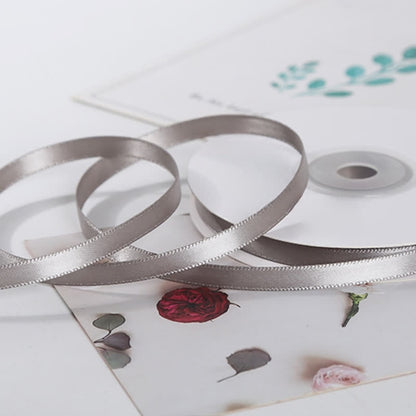 Luxury Gift Packaging Decorative Ribbon - Grey - 2PCS - 0.2" x 71" - image 5