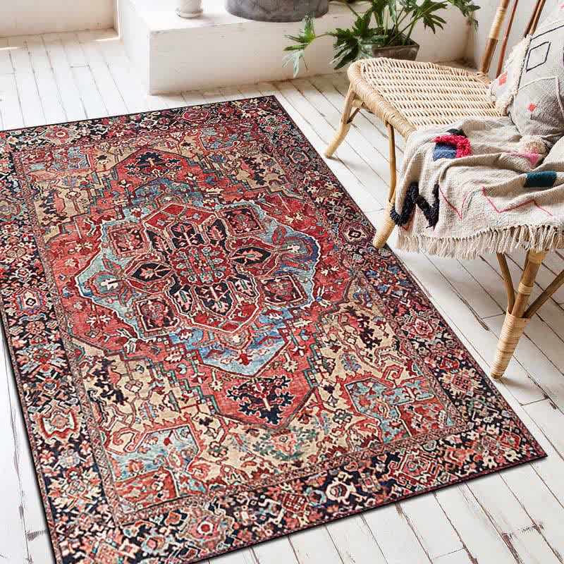 Ethnic Exotic Rectangular Decorative Floor Mat - C - 1PC - 46" x 63" - image 3