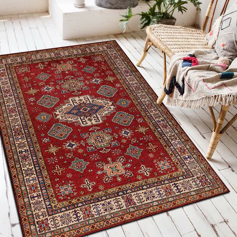 Ethnic Exotic Rectangular Decorative Floor Mat - A - 1PC - 46" x 63" - image 0