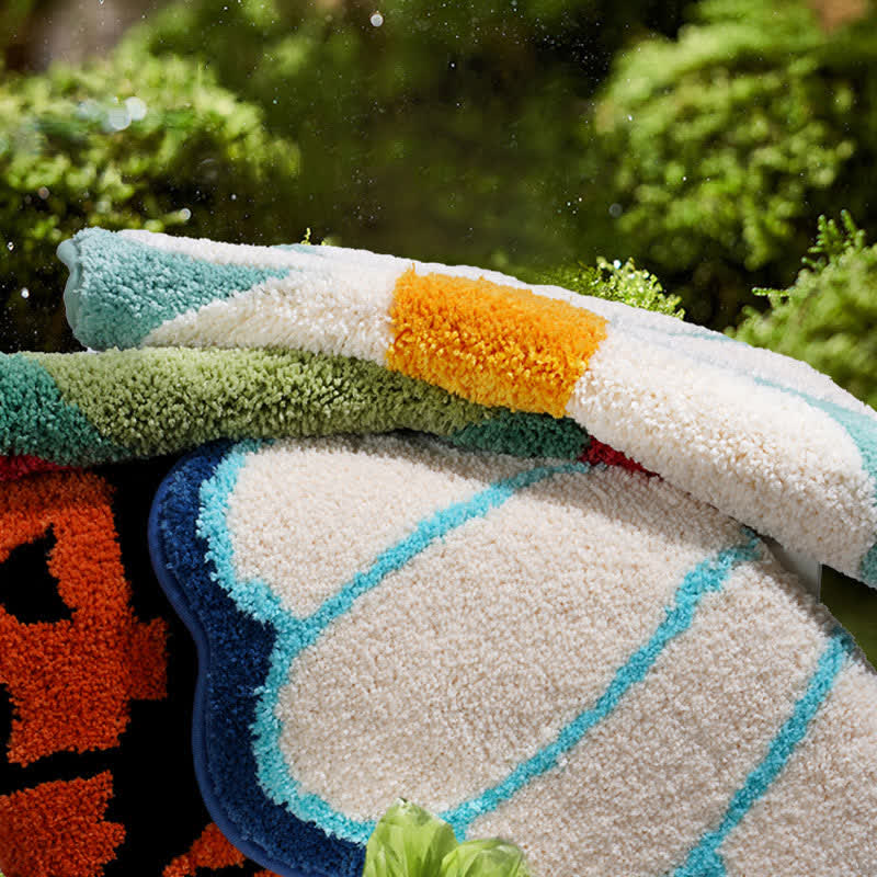 Cartoon Shell Daisy Flower Absorbent Floor Mat - image 2