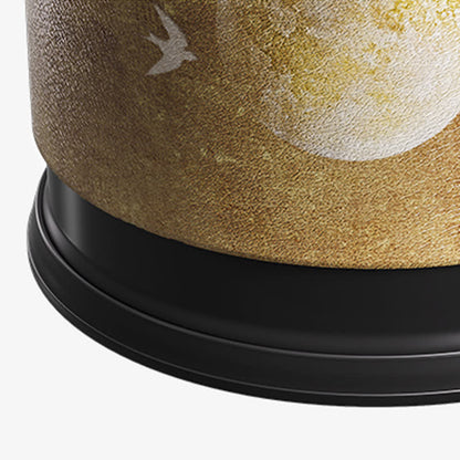 Vintage Bamboo Leather Durable Trash Can - image 5