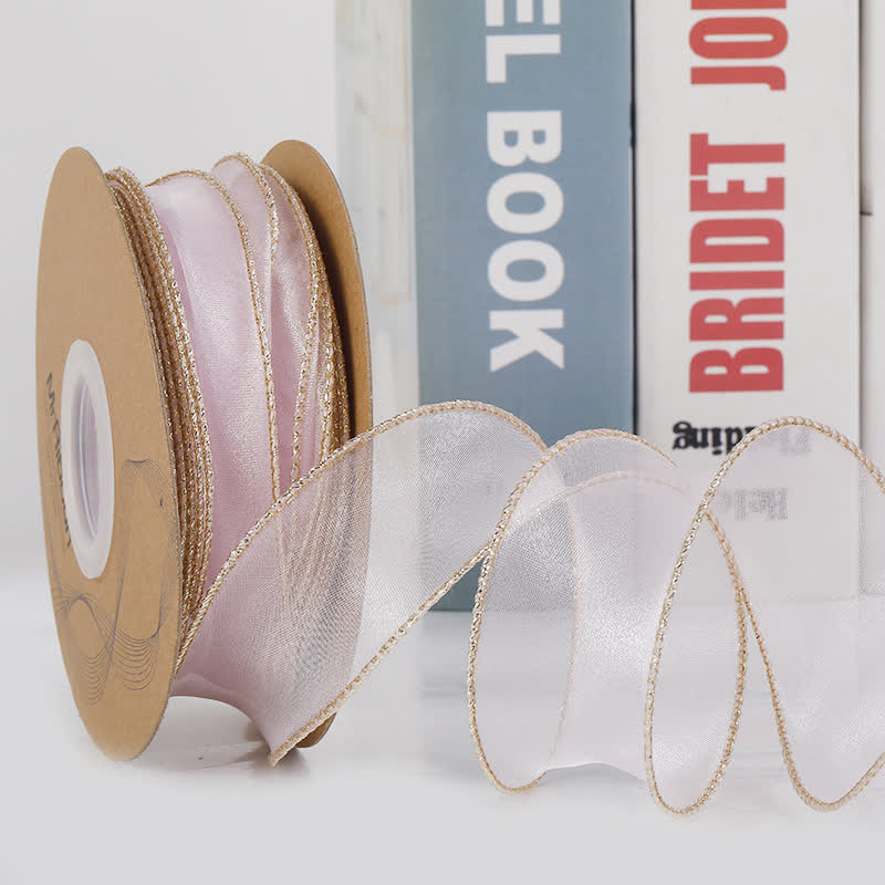 Mother's Day Bouquet Gift Box Packaging Ribbon - Light Pink - 2PCS - 1.6" x 360" - image 12