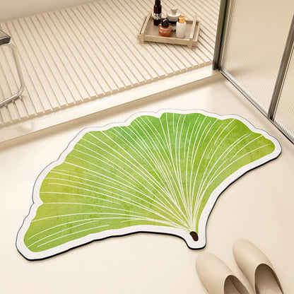Four-leaf Clover Leaf Absorbent Diatom Mud Floor Mat - F - Set(2PCS) - 19" x 31"+23" x 35" - image 7