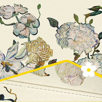 Luxurious Pastoral Leather Durable Trash Can - image 9