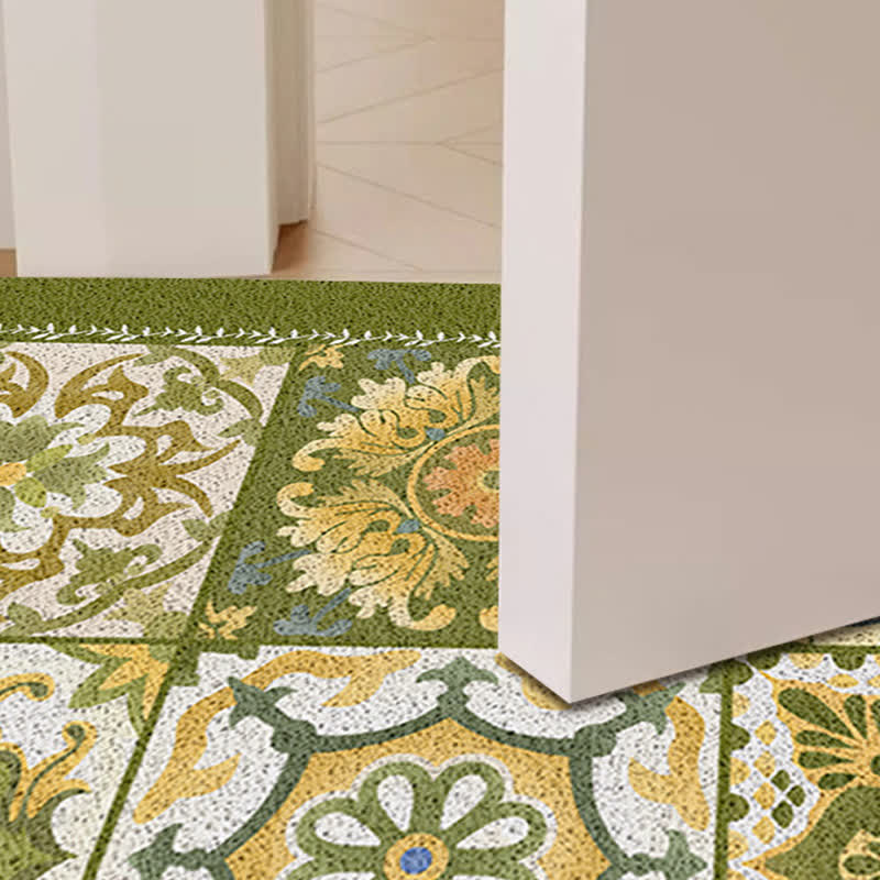 French Retro Geometric Pattern Dust Removal Mat - image 2