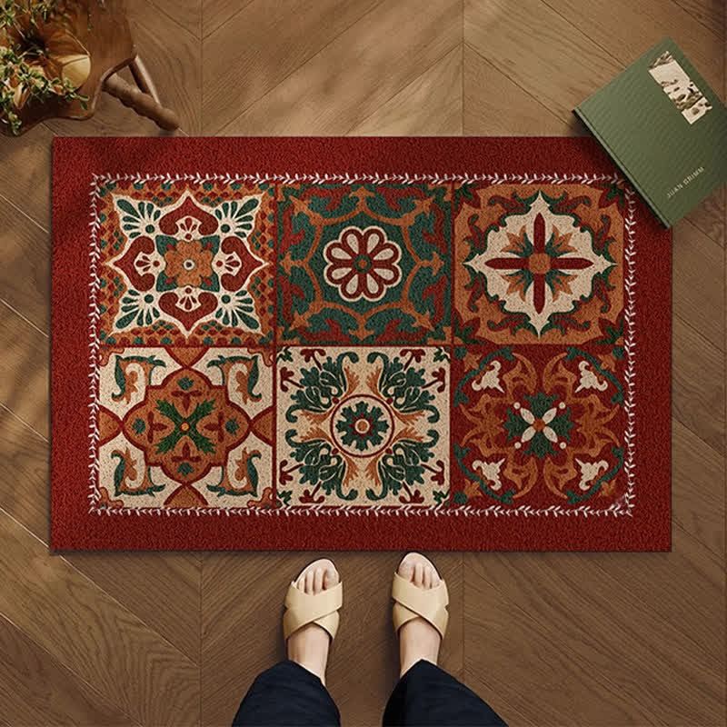 French Retro Geometric Pattern Dust Removal Mat - image 8