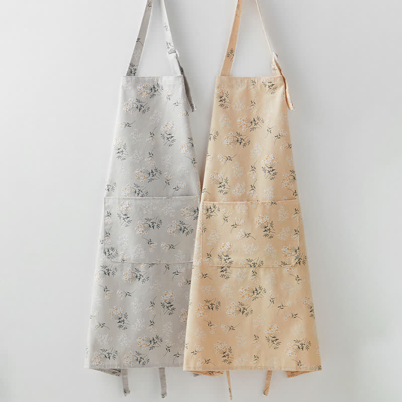 Cute Pastoral Style Floral Breathable Apron - image 3