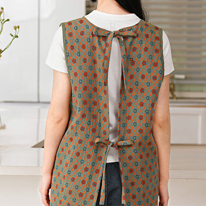 Pure Cotton Vintage Waterproof Vest Apron - image 1