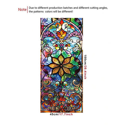 Retro Stained Static Frosted Privacy Film - image 7