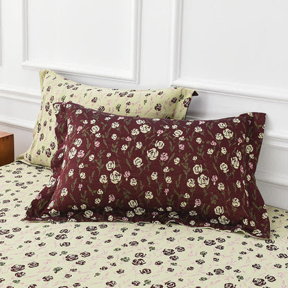 Yarn-dyed Rose Cotton Gauze Comfy Coverlet - image 1