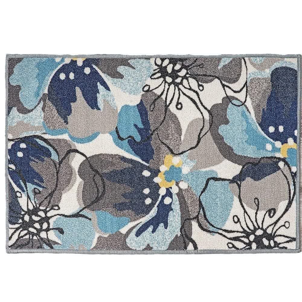 Tropical Color Leaves Flowers Rug - D - 1PC - 23" x 63" - image 5