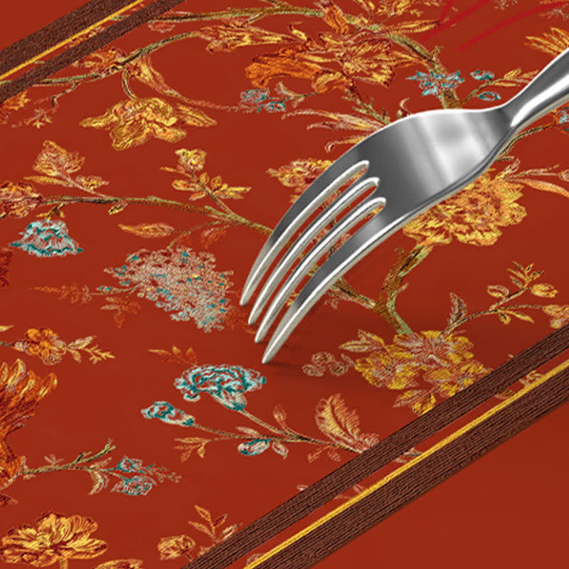 Decorative Elegant Floral Durable Trash Bin - image 3