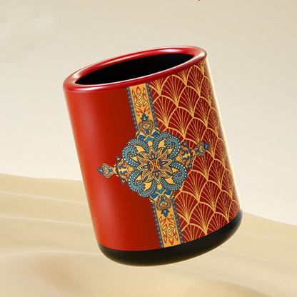 Moroccan Style Double Barrel Decorative Trash Bin - image 3