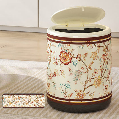 Decorative Elegant Floral Durable Trash Bin - image 6