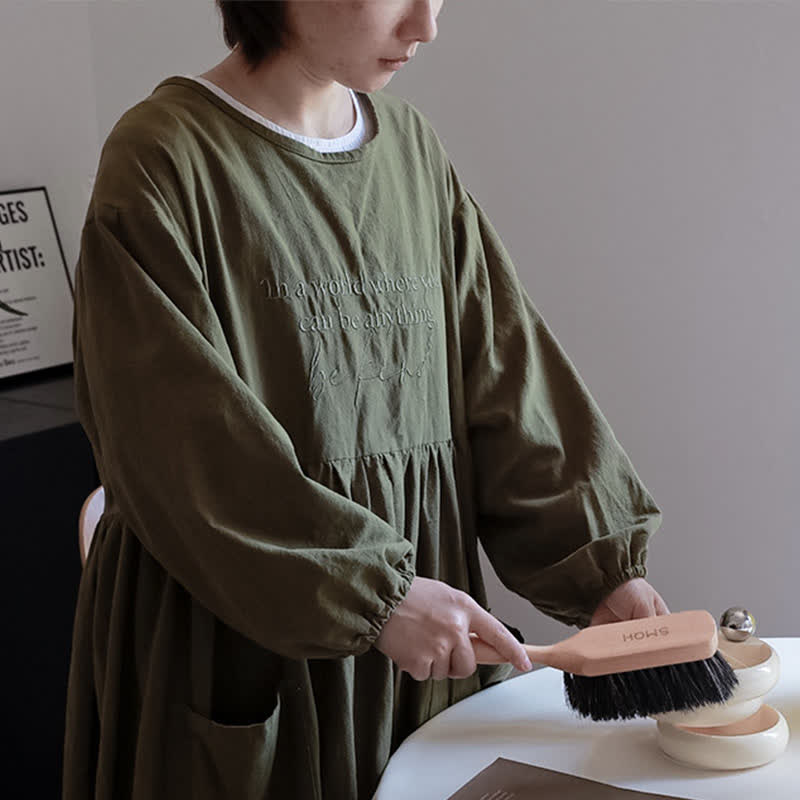 Long Sleeve Loose Breathable Kitchen Apron - image 9