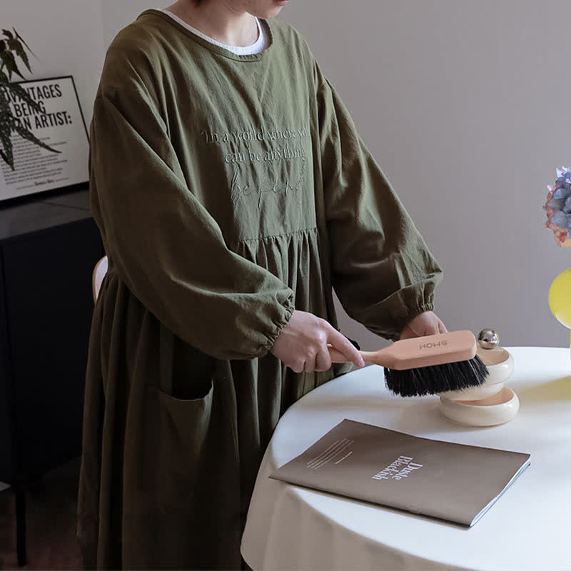 Long Sleeve Loose Breathable Kitchen Apron - image 8