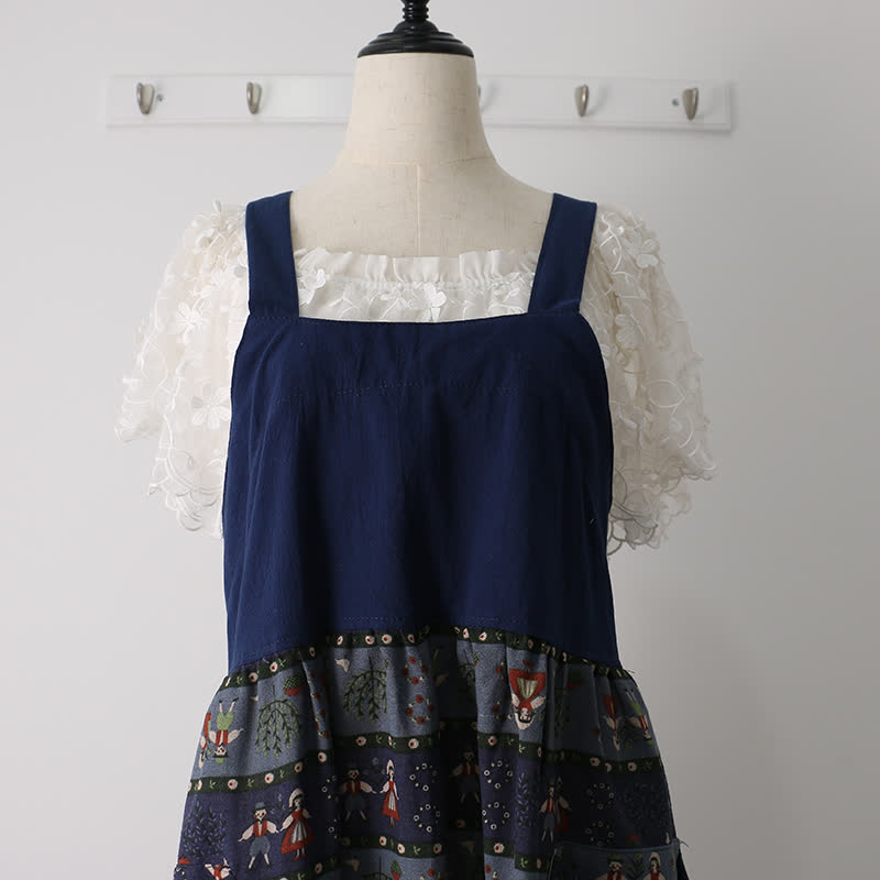 Vintage Pattern Home Kitchen Cotton Apron - image 2