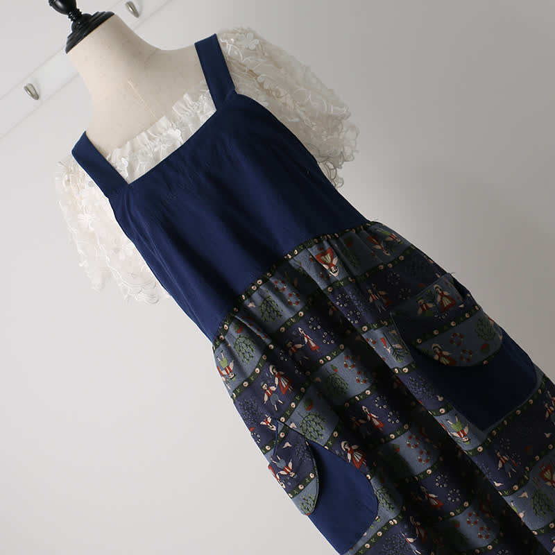 Vintage Pattern Home Kitchen Cotton Apron - image 3