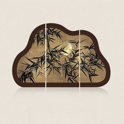 Floral Bird Foldable Screen Desktop Ornament - image 5