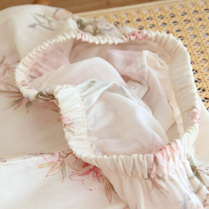 Elegant Cherry Blossom Branch Leaf Loungewear - image 12