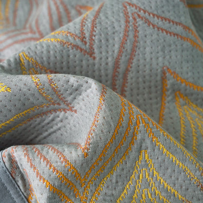 Cotton Gauze Yarn-dyed Jacquard Breathable Blanket - image 3