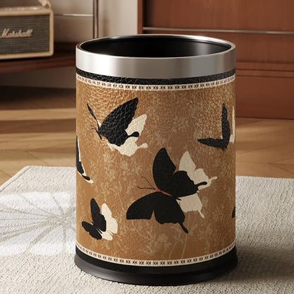 Rural Stainless Steel Leather Durable Trash Bin - image 15