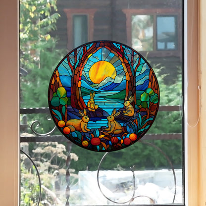 Easter Bunny Removable Static Window Sticker - image 2