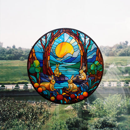 Easter Bunny Removable Static Window Sticker - image 3