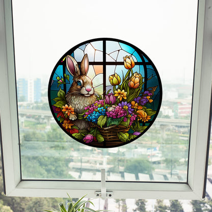 Easter Bunny Decorative Static Window Sticker - image 4