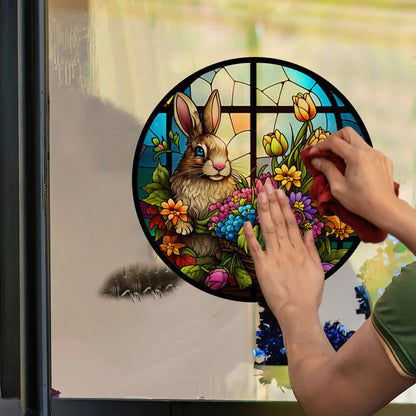 Easter Bunny Decorative Static Window Sticker - image 5