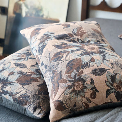 Yarn-dyed Gauze Jacquard Floral Cotton Bedding Set (4PCS) - image 3