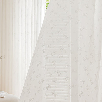 French Jacquard Floral Sheer Curtain - image 5