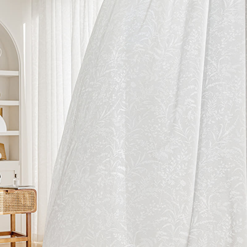 French Jacquard Floral Sheer Curtain - image 10