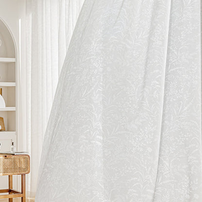 French Jacquard Floral Sheer Curtain - image 10