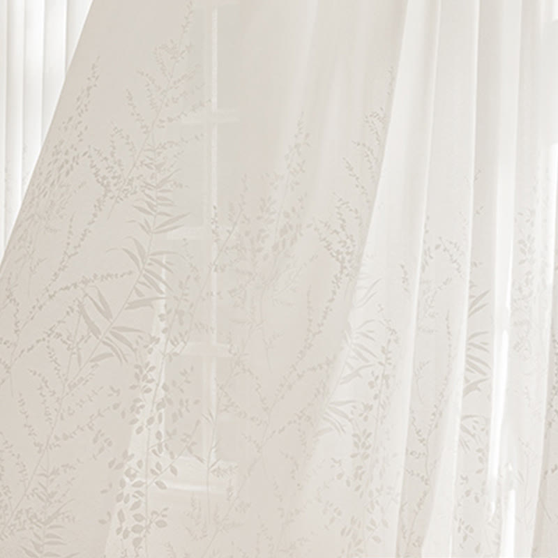 French Jacquard Floral Sheer Curtain - image 15