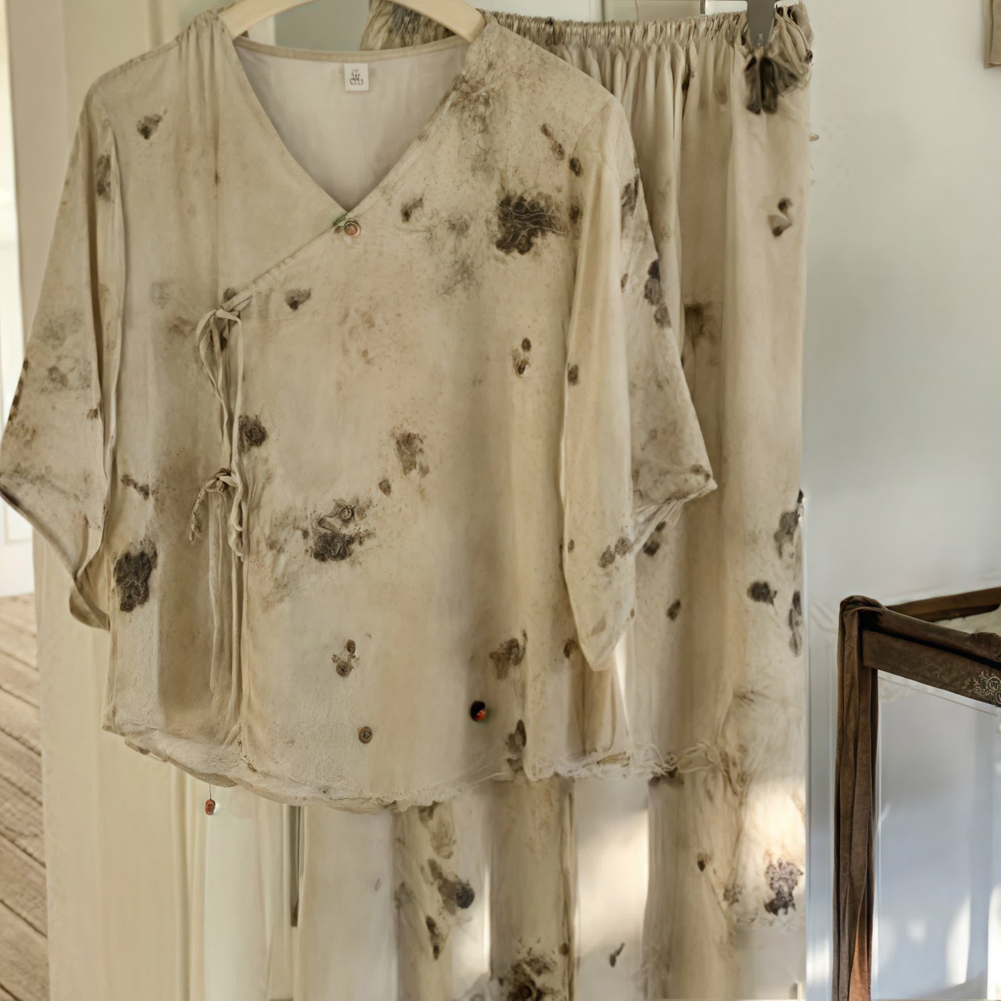 Branch Splash Ink Mid Sleeve Loungewear Set - image 11