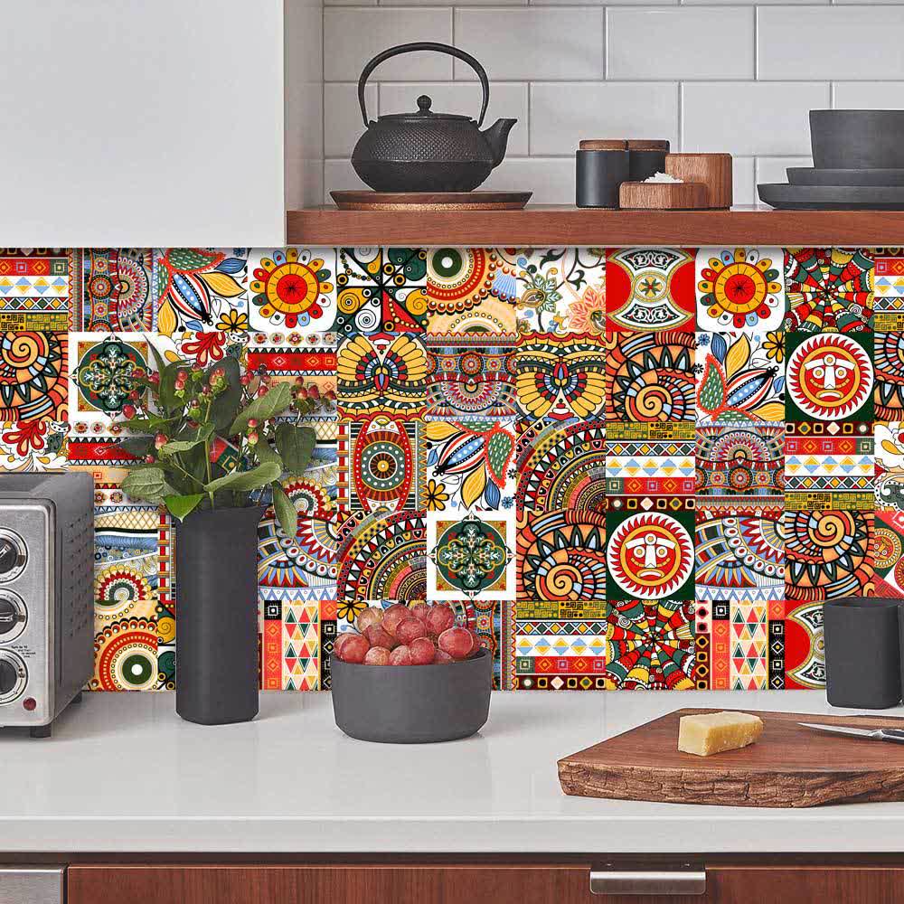 Moroccan Style Peel & Stick Wall Sticker - image 2
