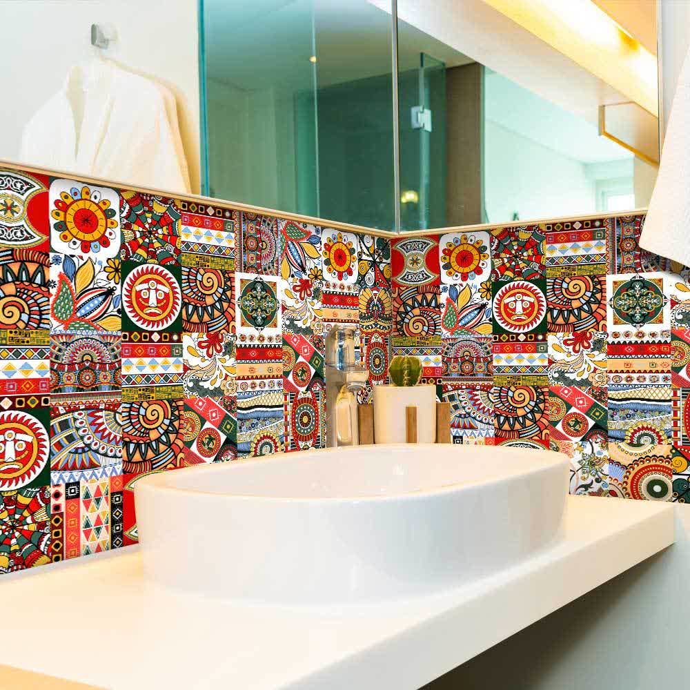 Moroccan Style Peel & Stick Wall Sticker - image 1
